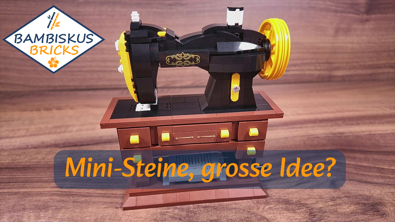 ZHEGAO Sewing Machine – Mini-Klemmbaustein-Set im Review